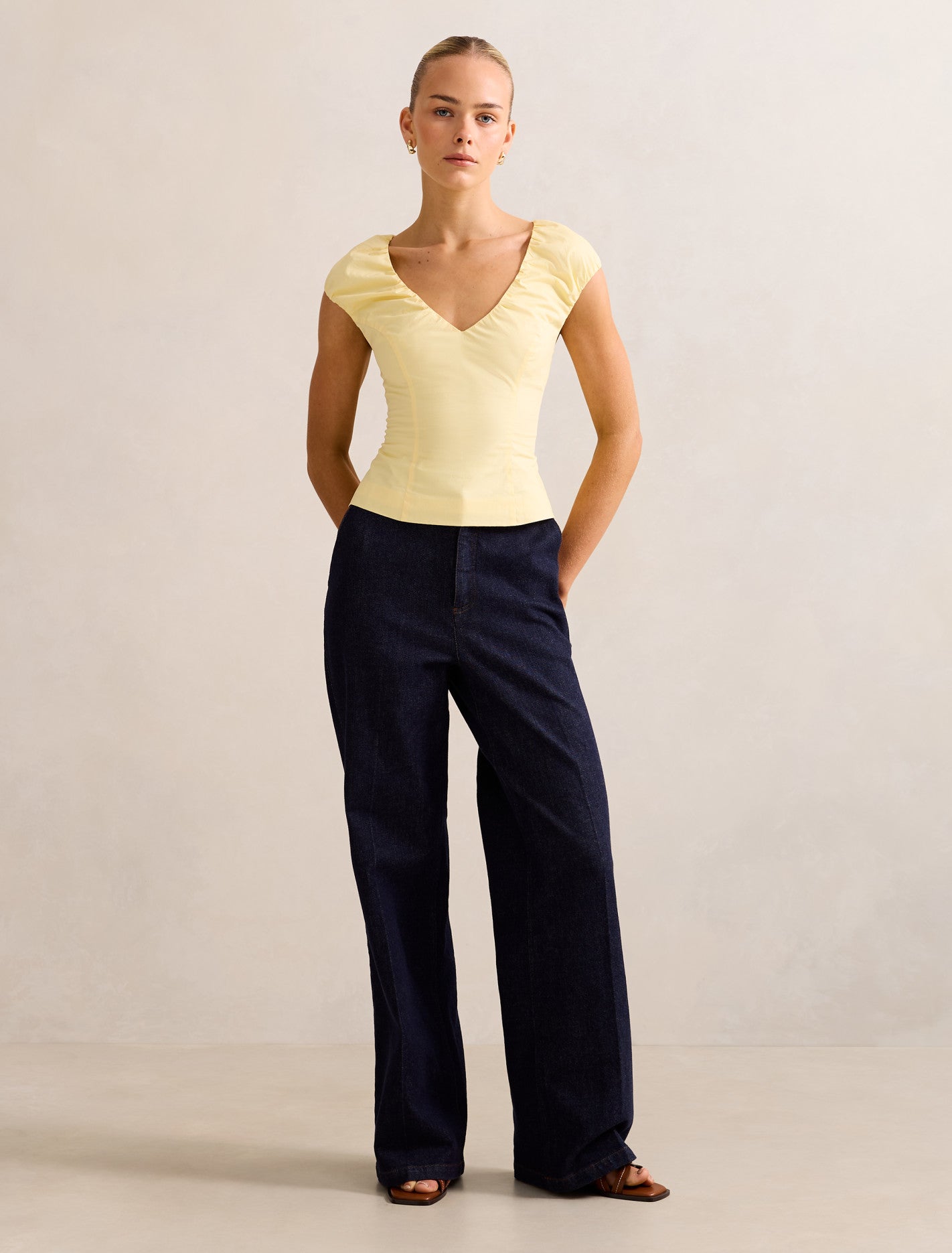 Mira V Neck Top