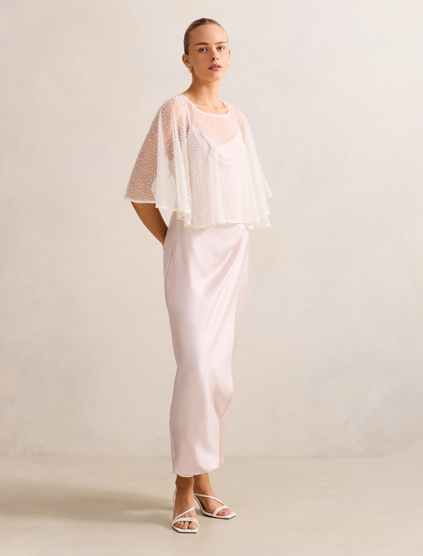 Louise Pearl & Bead Cape Forever New