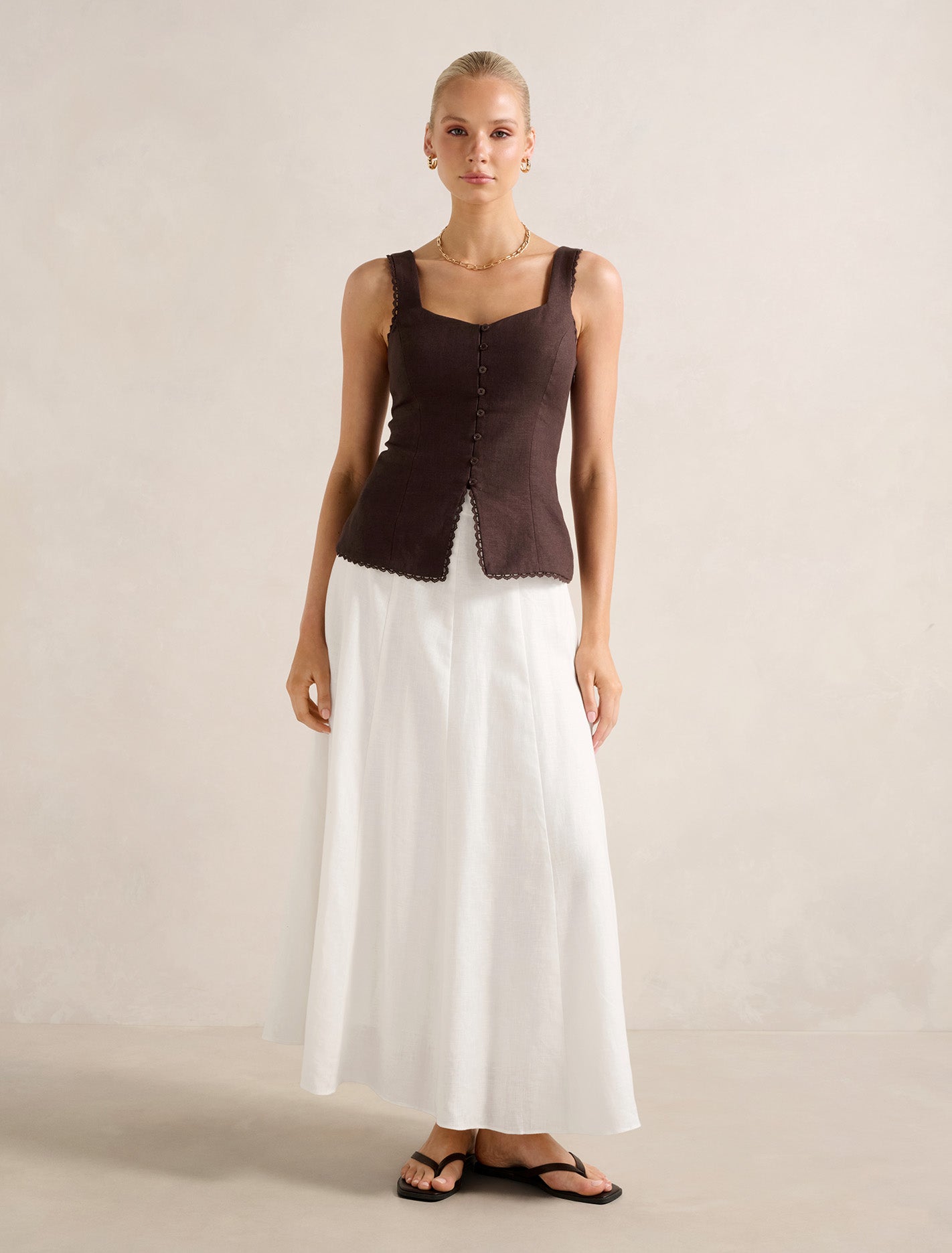 Cinzia Trim Detail Top Forever New