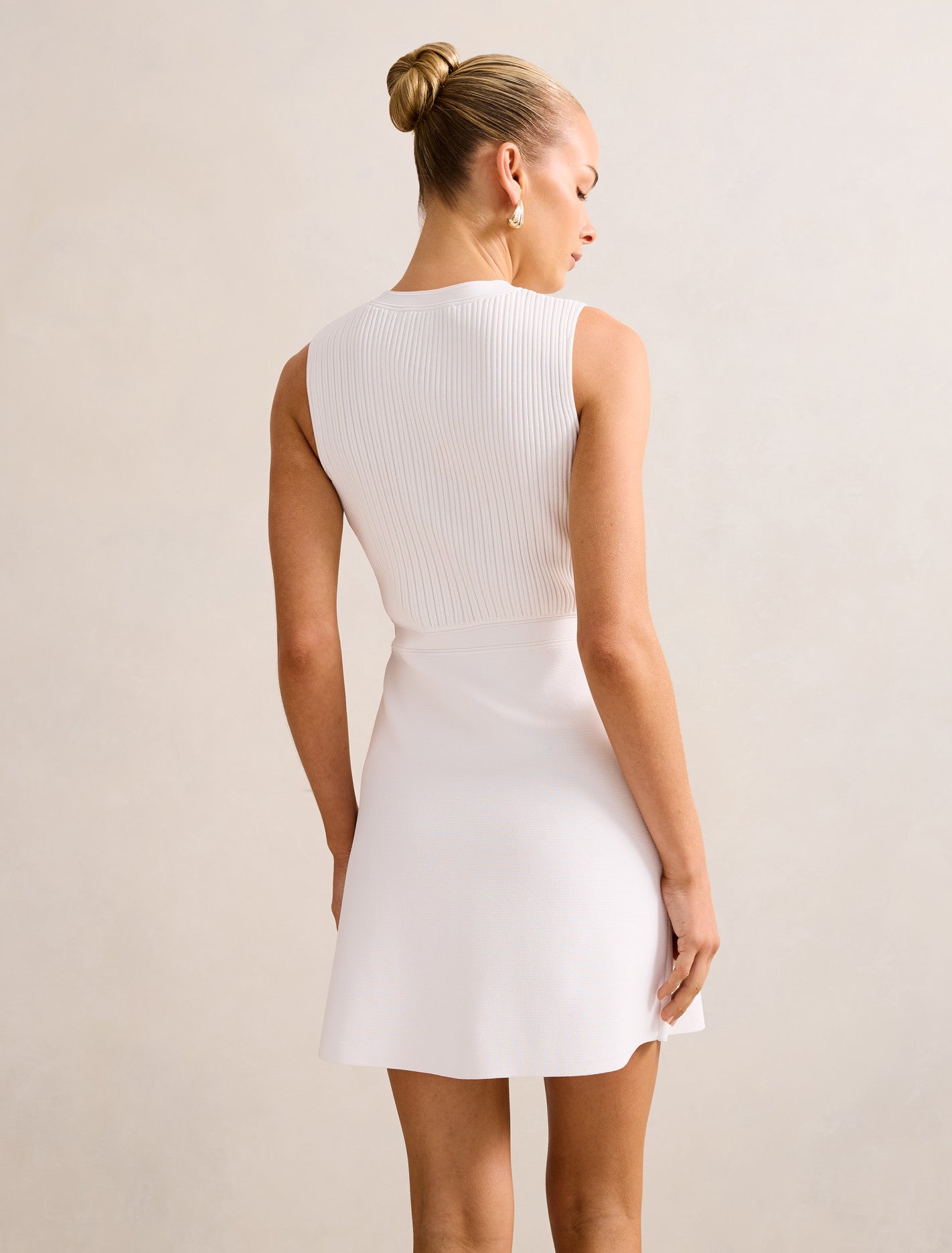 Issie Stitch Interest Mini Dress
