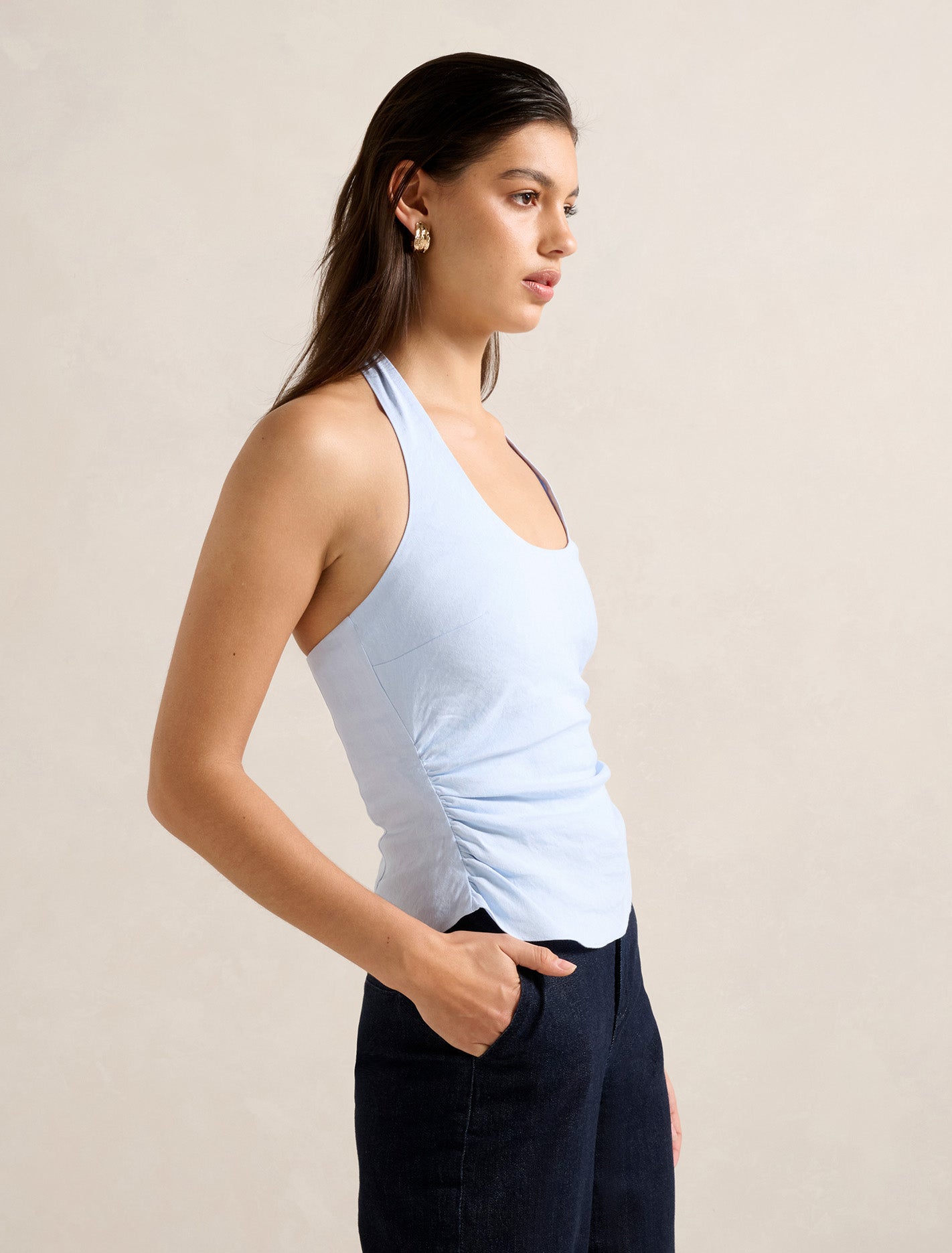 Shelby Halter Neck Top Forever New
