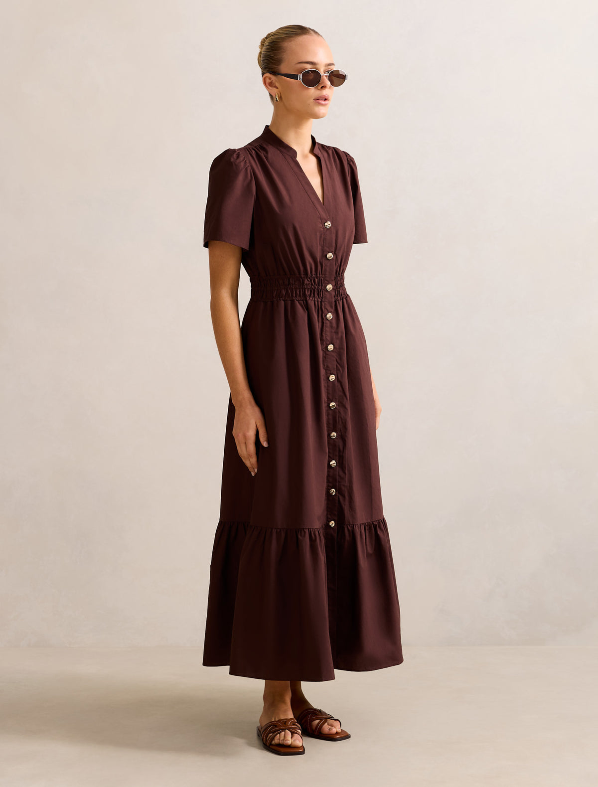 Eleanor Button Down Midi Dress Forever New