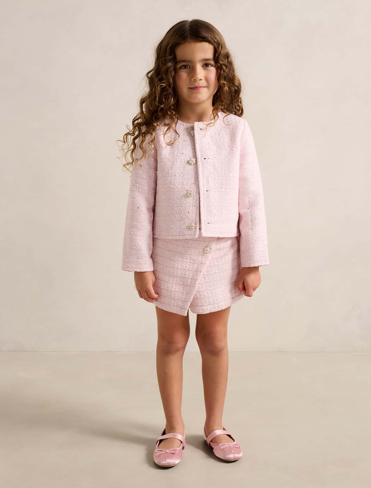 Ellie-Mae Girls Tweed Jacket Forever New