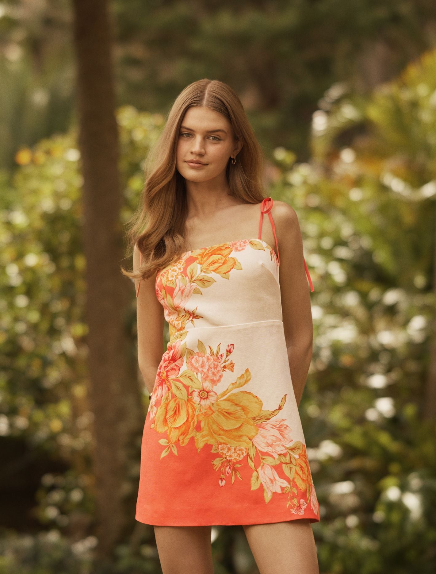 Sinclair Printed Mini Dress Mercia Floral | Forever New