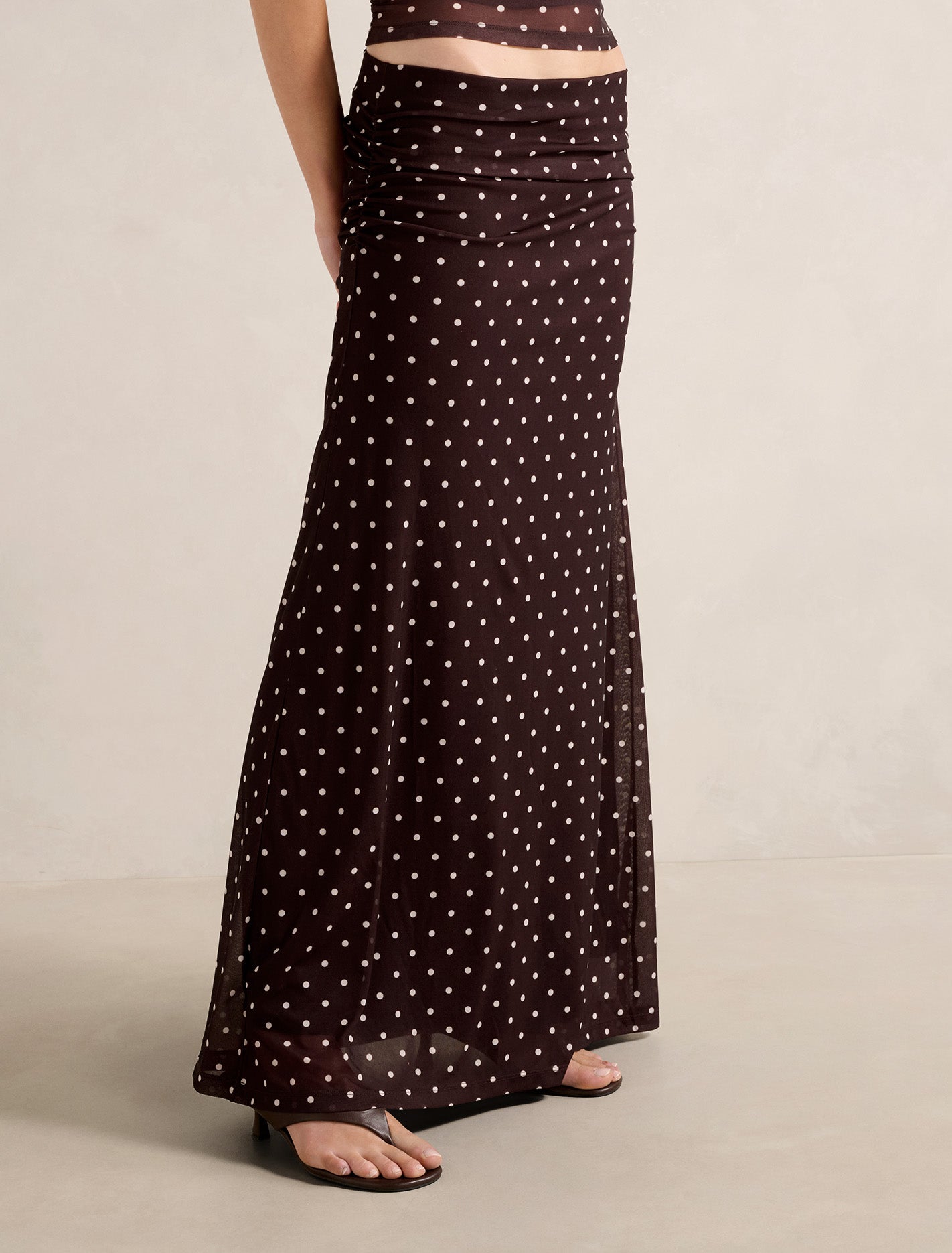 Mimi Flute Maxi Skirt Forever New