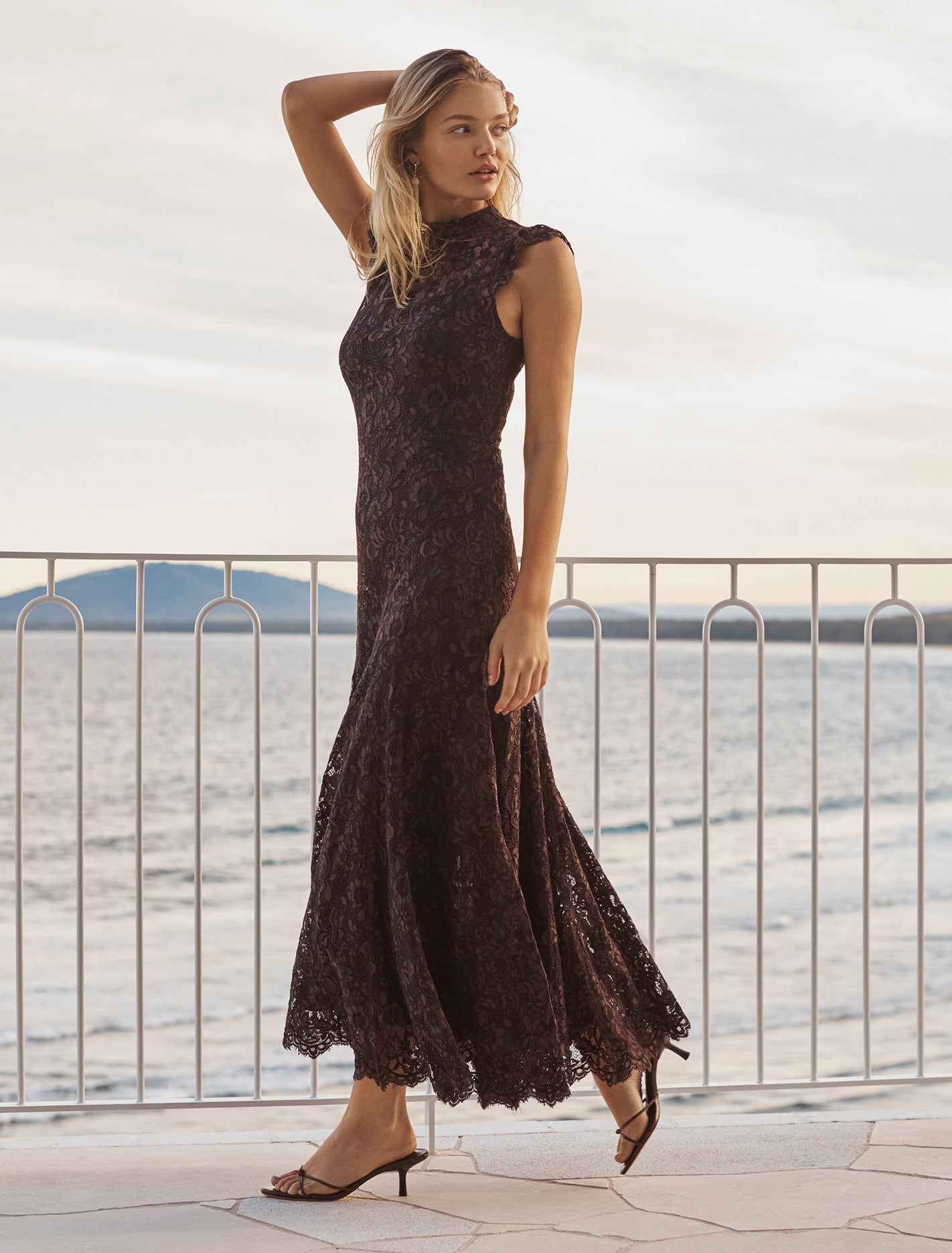 Arielle Lace Midi Dress