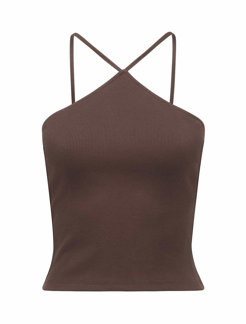 Adina Arrowneck Halter Tank Top Forever New