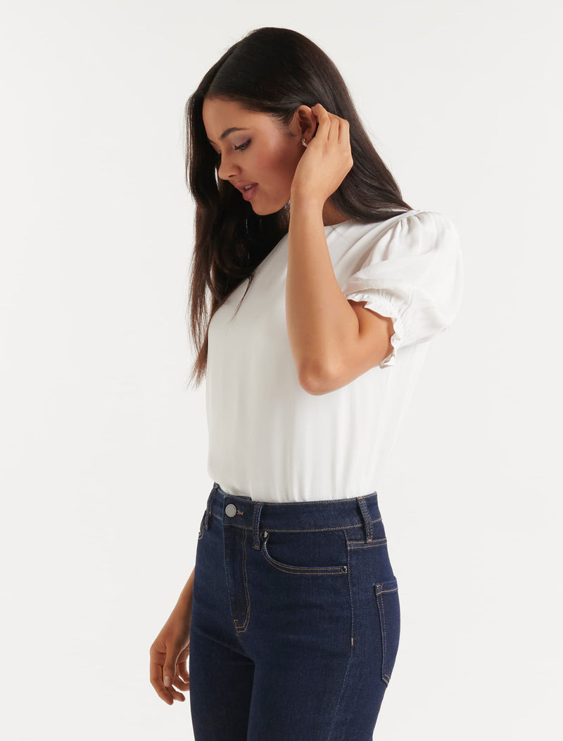 Alana Puff Sleeve Blouse Forever New