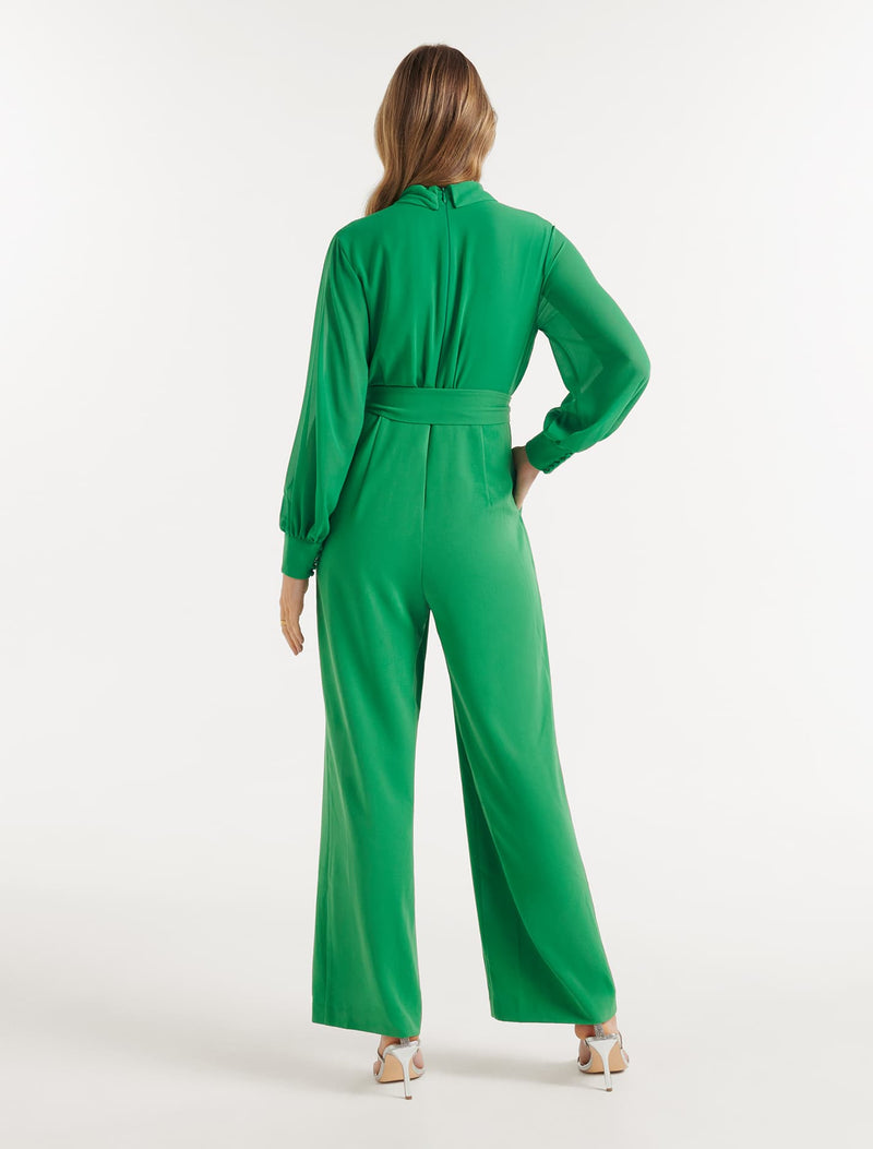 Ciara Wrap Top Jumpsuit Forever New