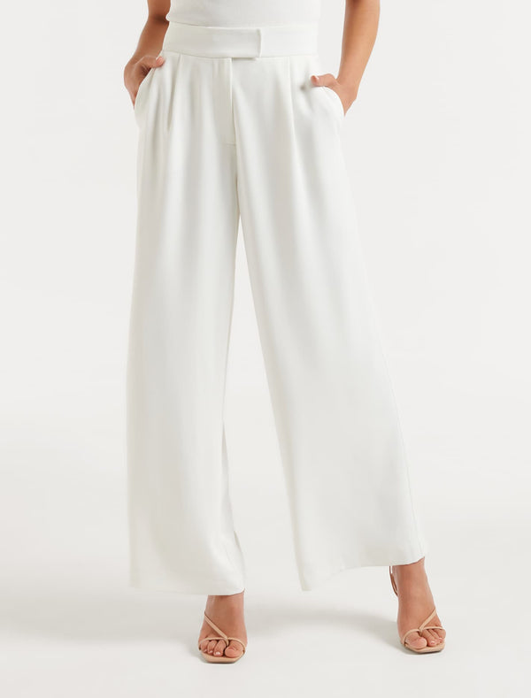 Nylah High Waisted Wide Leg Pants Forever New