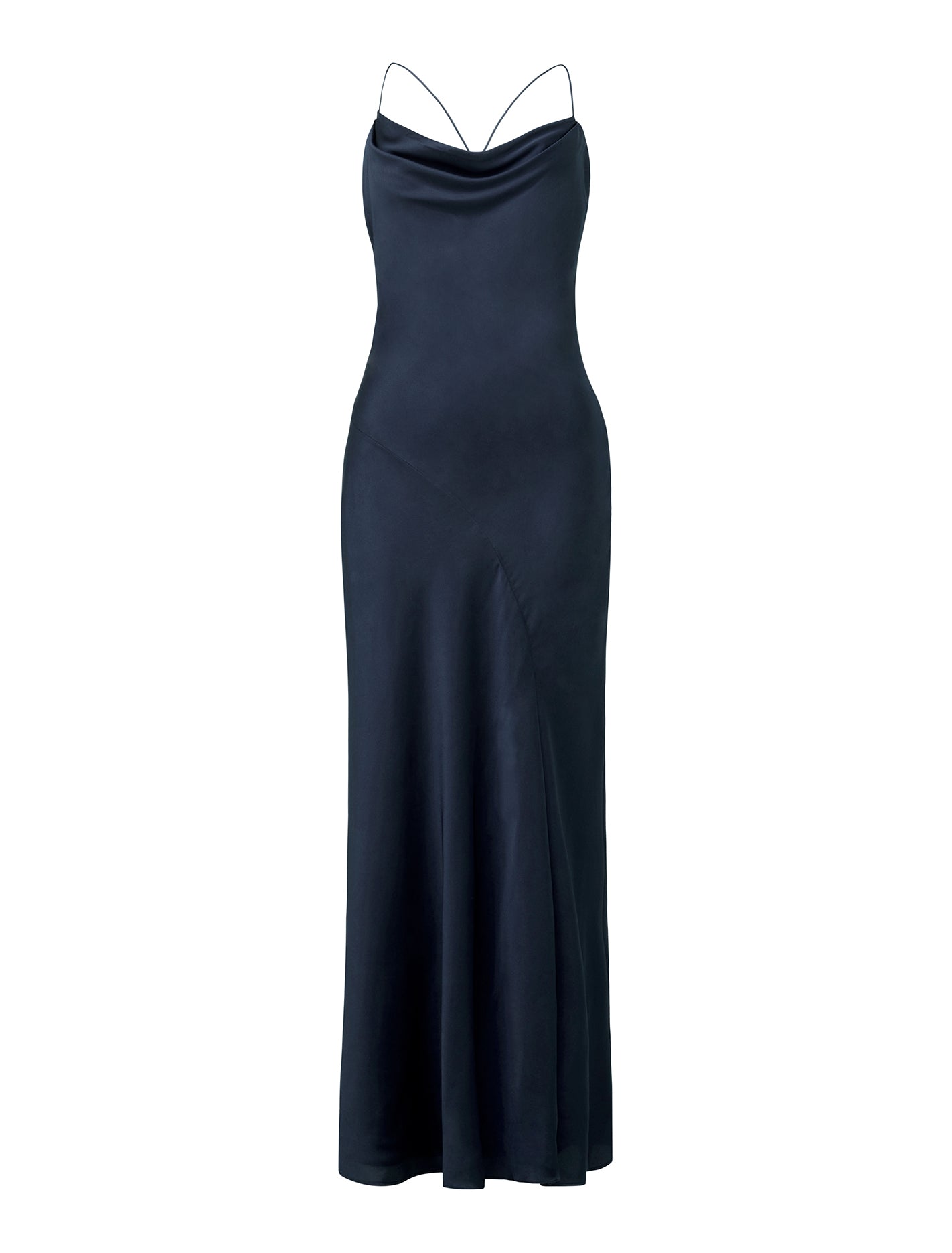 Blair Petite Back Detail Maxi Dress Navy | Forever New