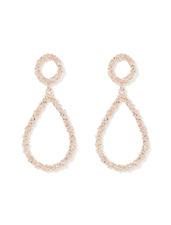 Desi Textured Teardrop Earrings Forever New