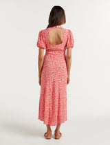 Ivanna Petite Open Back Midi Dress Forever New