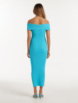 Naomi Bardot Column Knit Dress Forever New