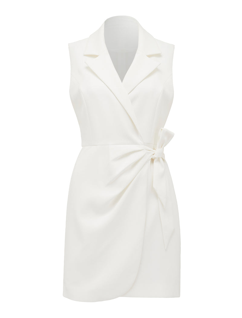 Aizelle Sleeveless Wrap Blazer Dress Forever New