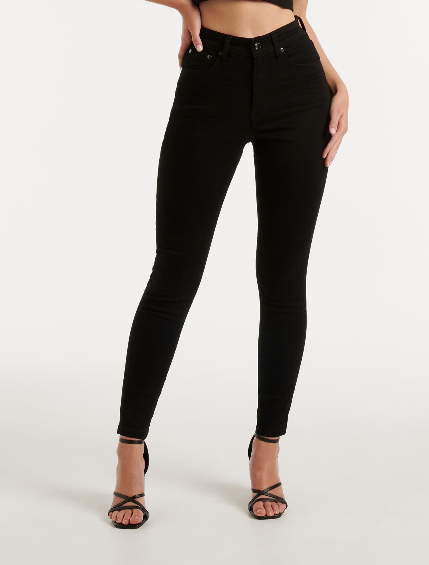 Nala Mid-Rise Skinny Jeans Victoria Bay | Forever New