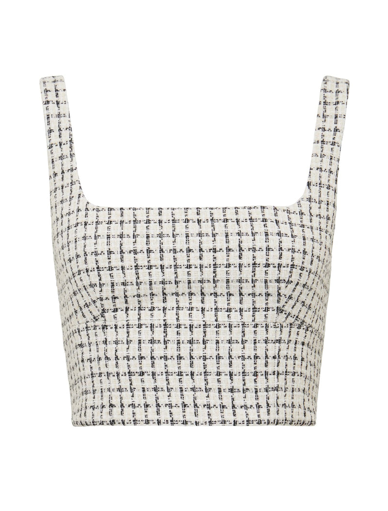 Pearl Boucle Corset Bustier Top Forever New