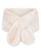 Laura Faux Fur Wrap 0 Blush Forever New
