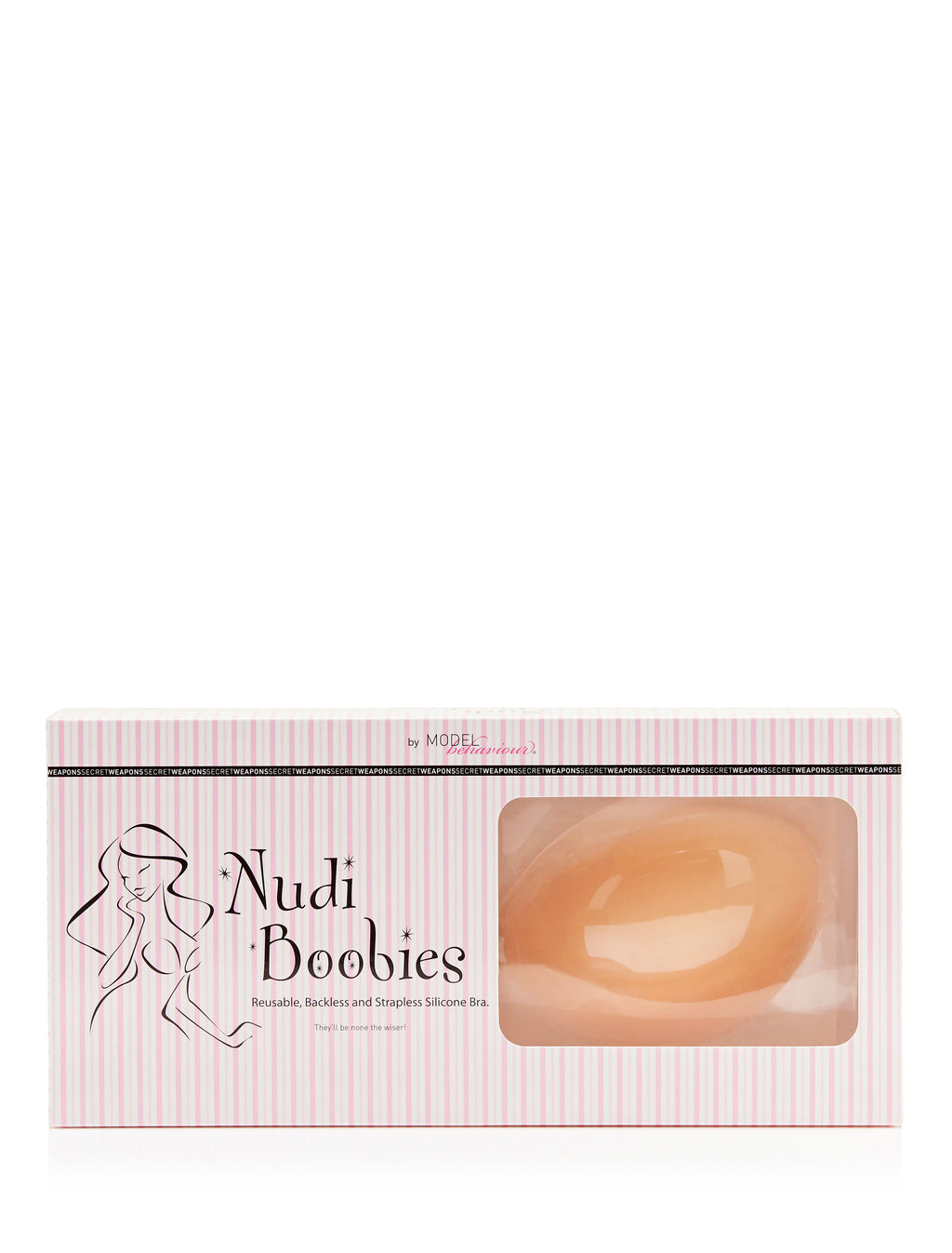 Nudi Boobies - Model Behaviour  Backless and Strapless Silicone