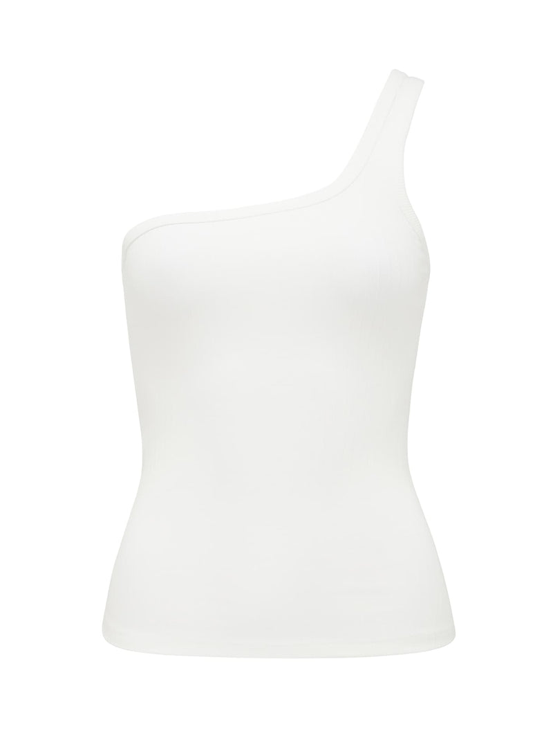 1 shoulder white top cheap
