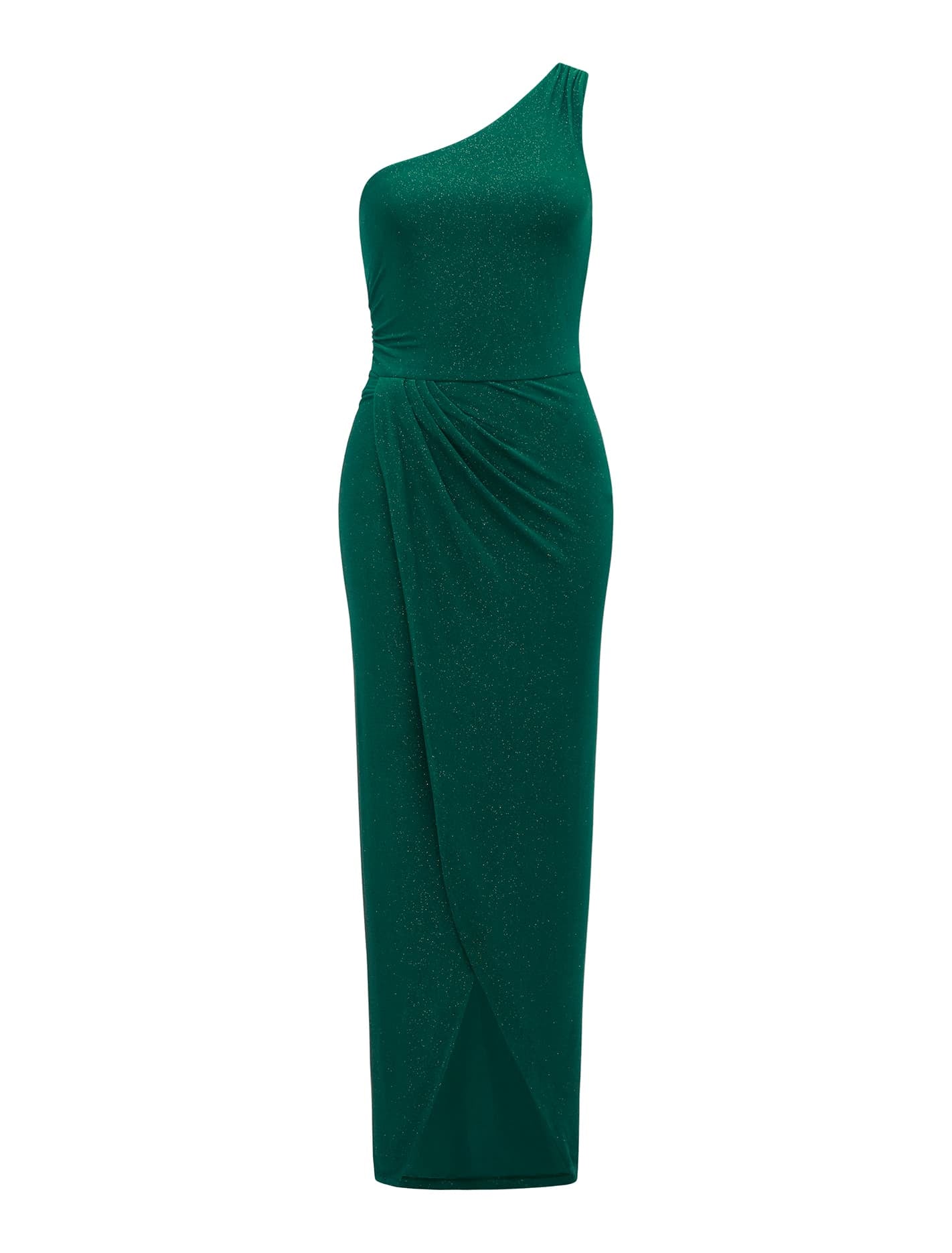 Chiara One Shoulder Glitter Dress Forever New