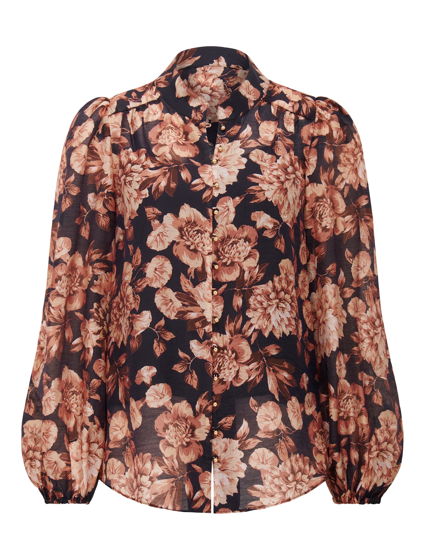 Amelia Printed Button Down Blouse Forever New