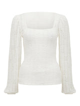 Charlotte Lace Square Neck Top Forever New