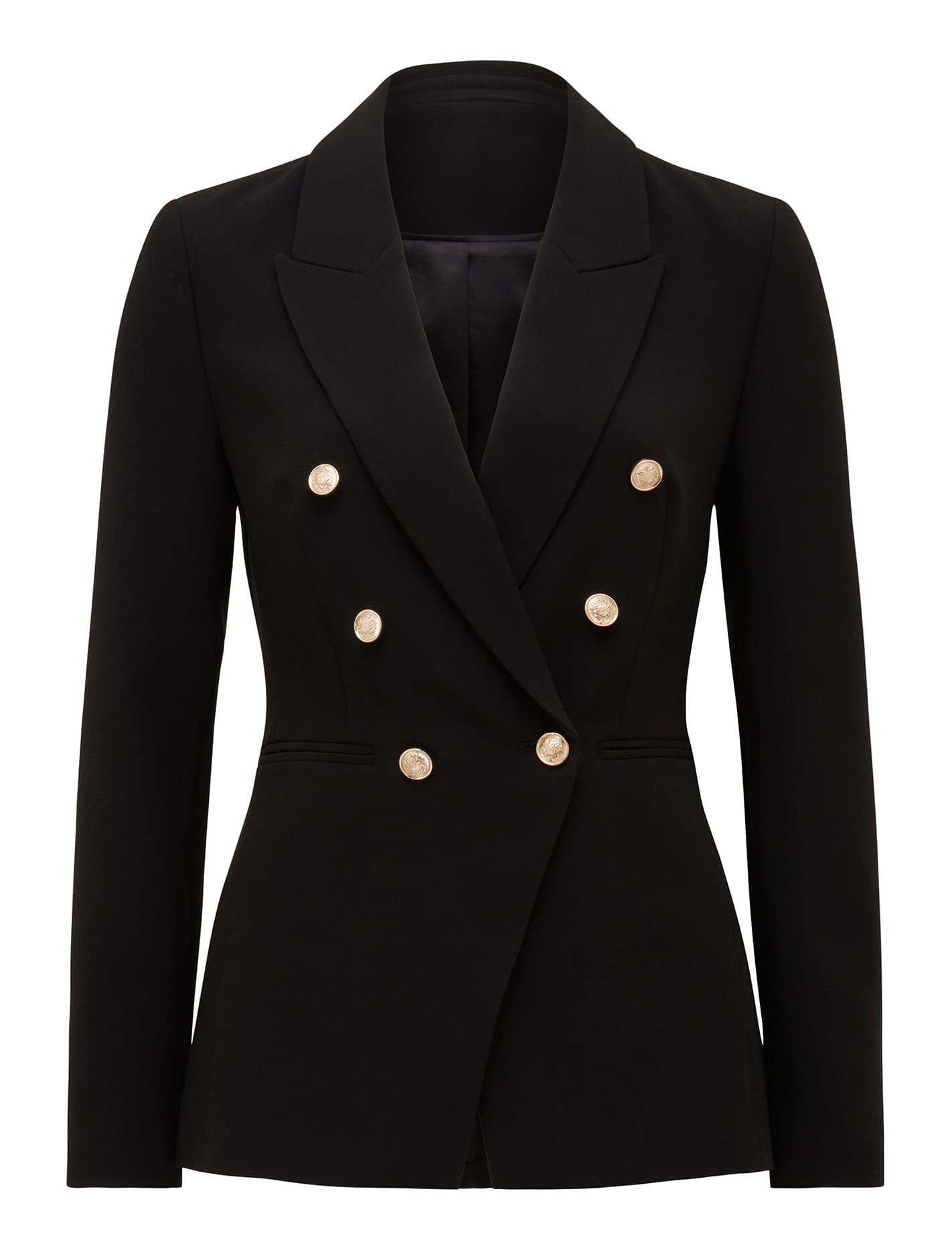 Chloe Military Blazer Black | Forever New