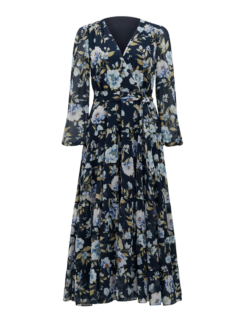 Forever new floral tiered maxi dress store