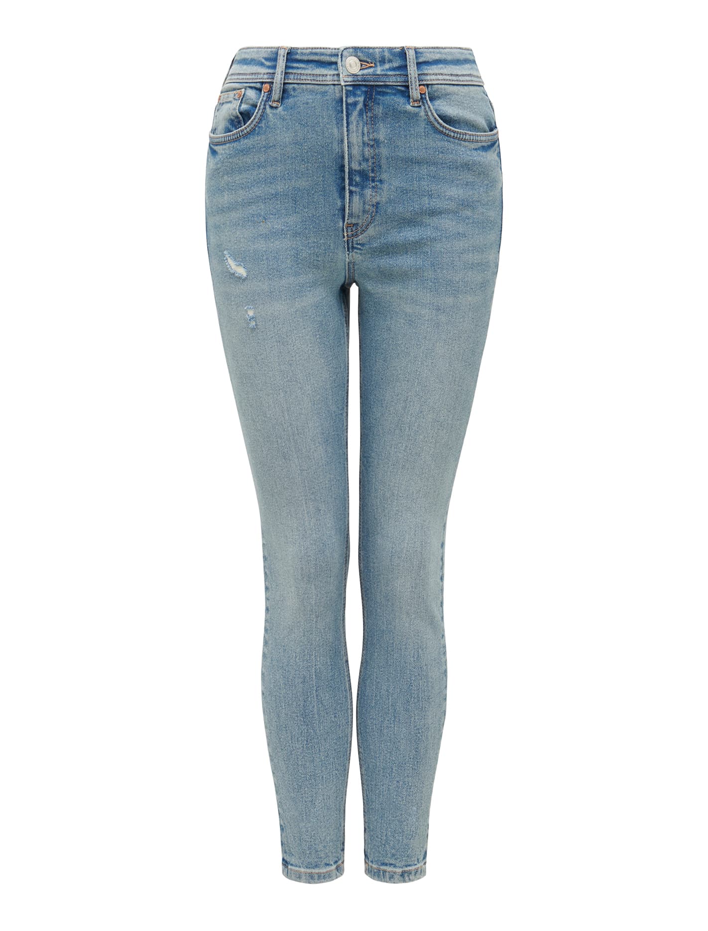 Ashley Mid-Rise Ankle Skinny Jeans Sky Blue | Forever New