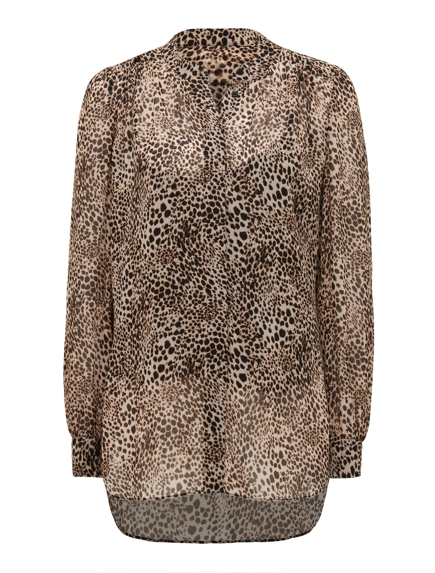 Finley Printed Long Sleeve Tunic Top Forever New