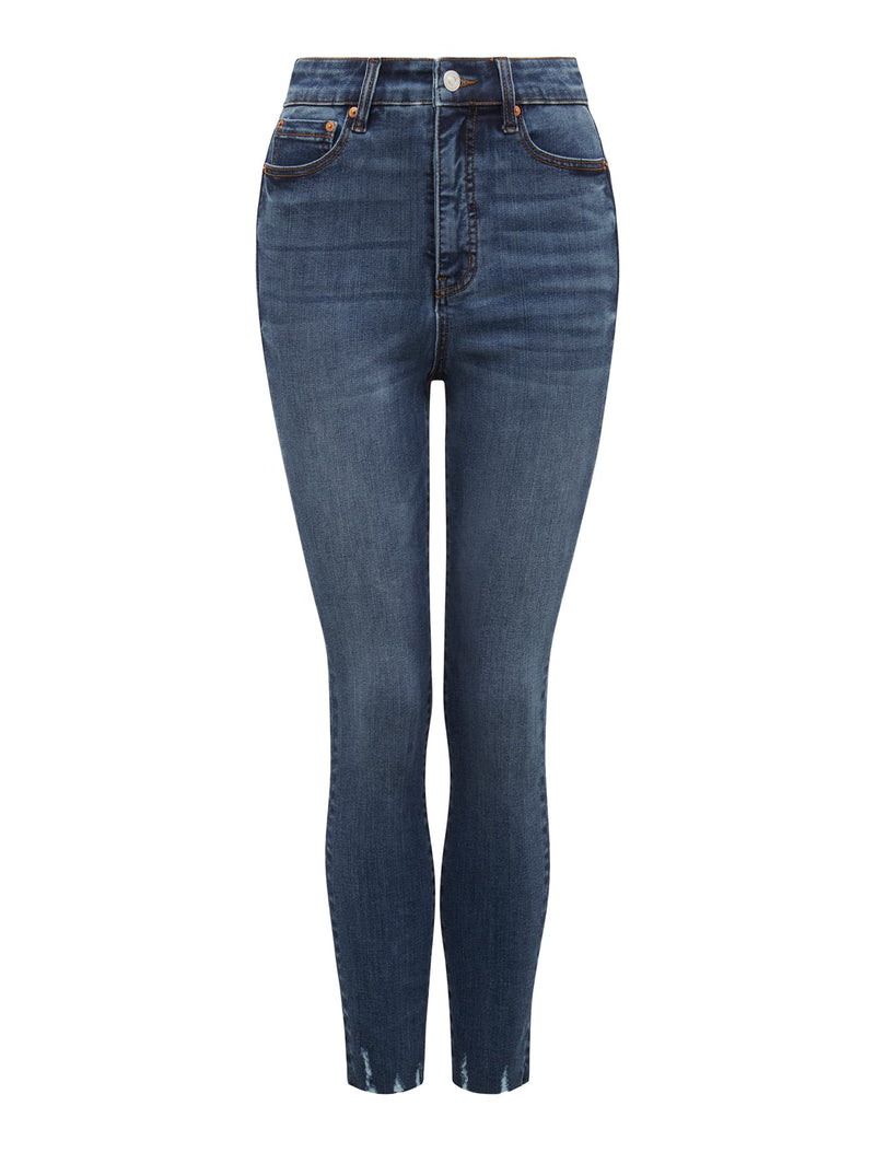 Mila Cropped High-Rise Skinny Jeans Mala Mala | Forever New