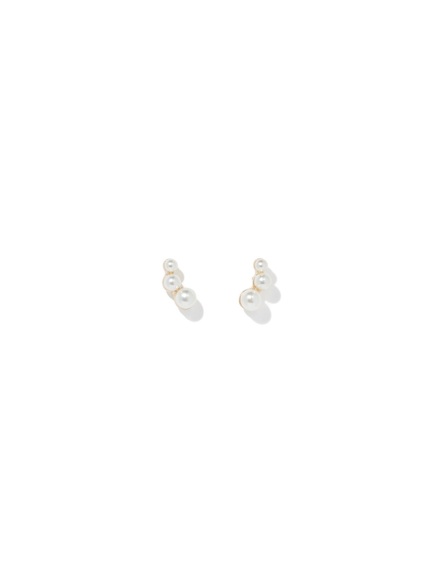 Sloane Pearl Cluster Earrings 0 Pearl Forever New