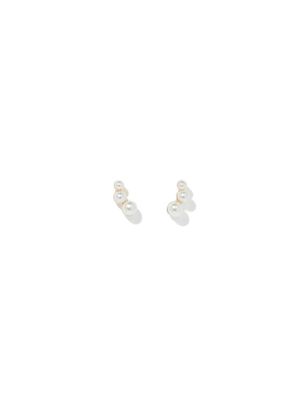 Sloane Pearl Cluster Earrings Forever New