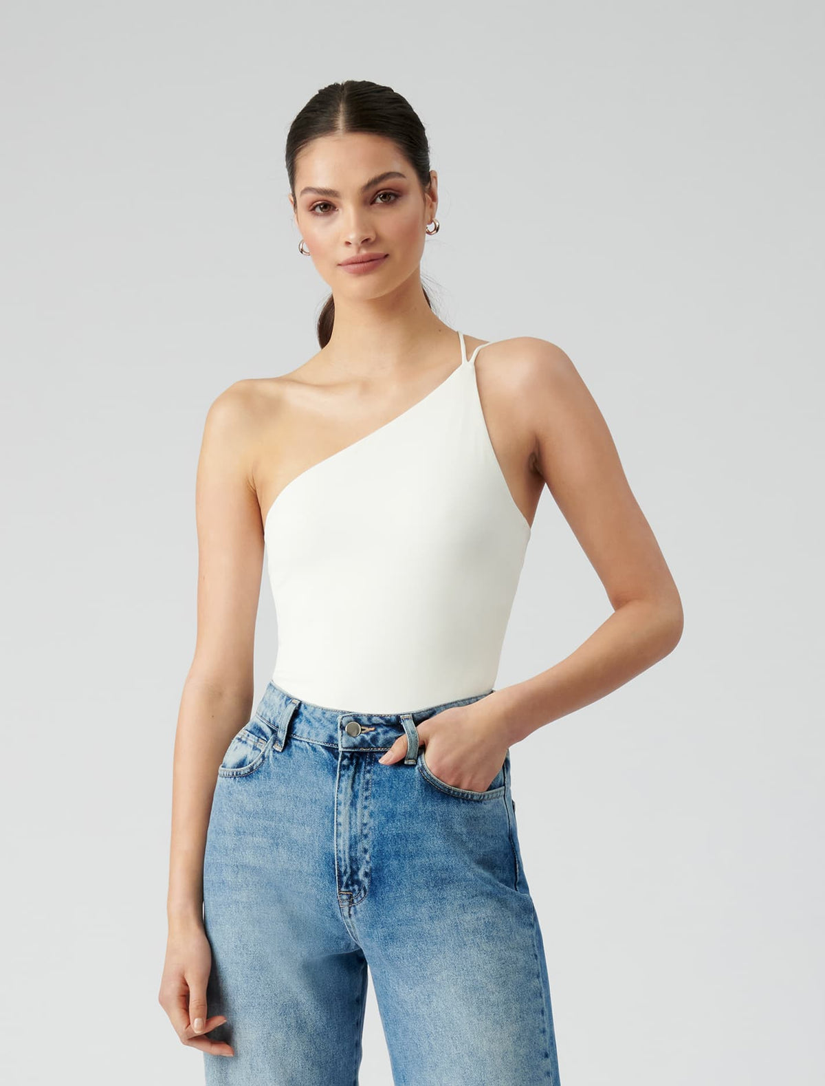 Nina Strappy One Shoulder Top Forever New