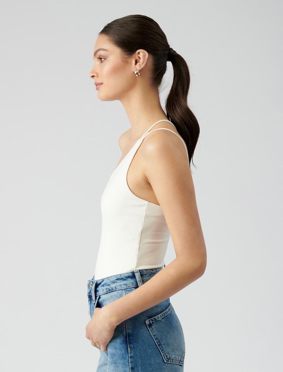 Nina Strappy One Shoulder Top Forever New
