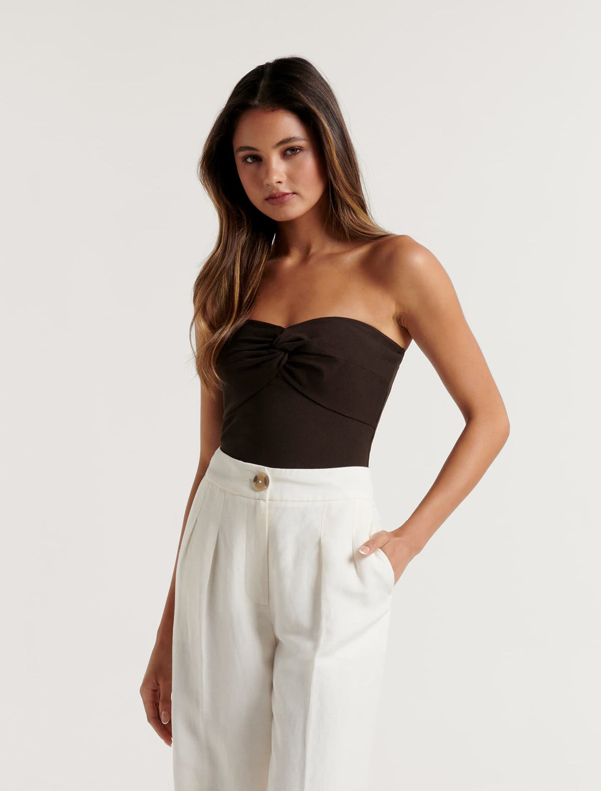 Zuri Strapless Twist Bandeau Forever New