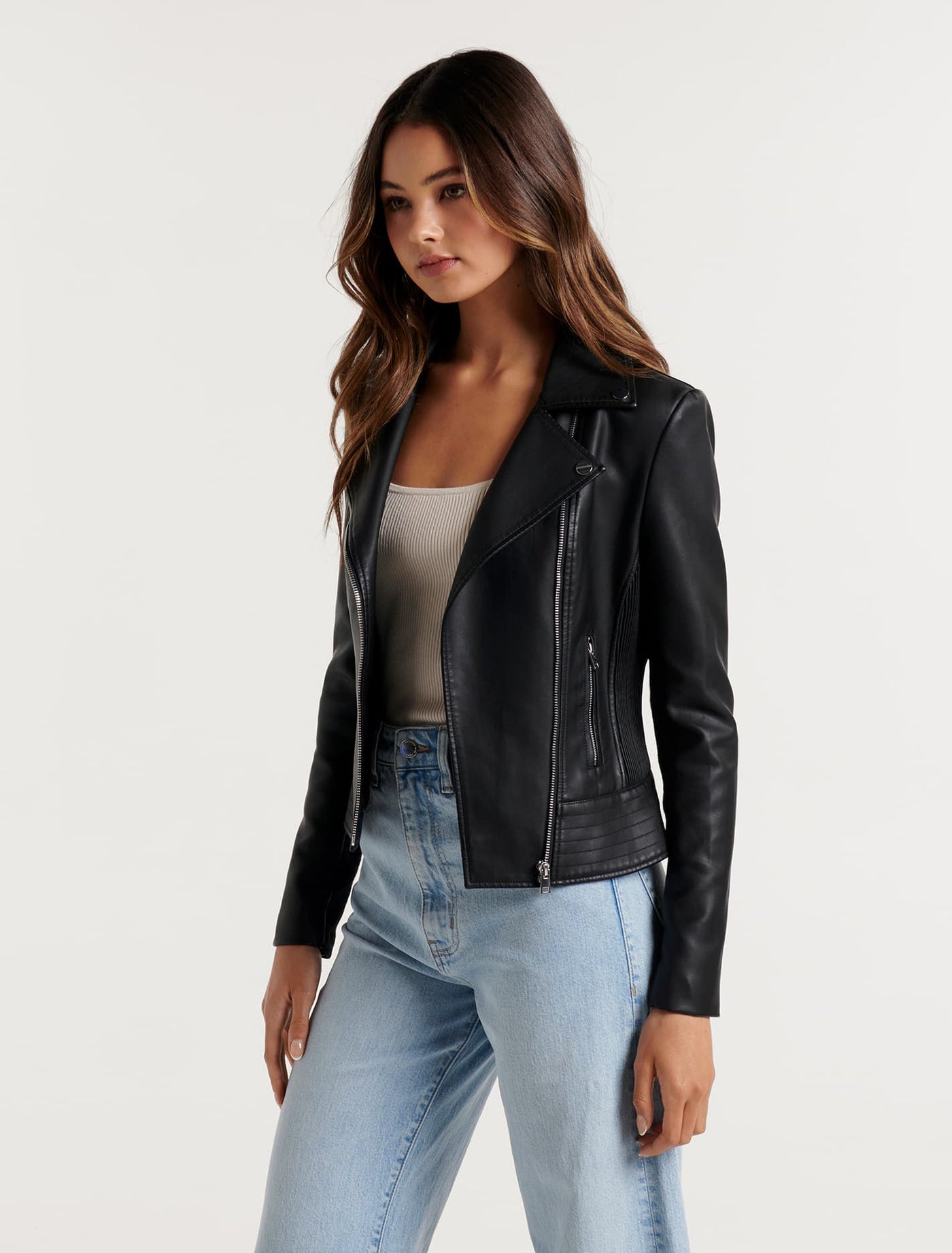 Forever new alicia biker jacket best sale