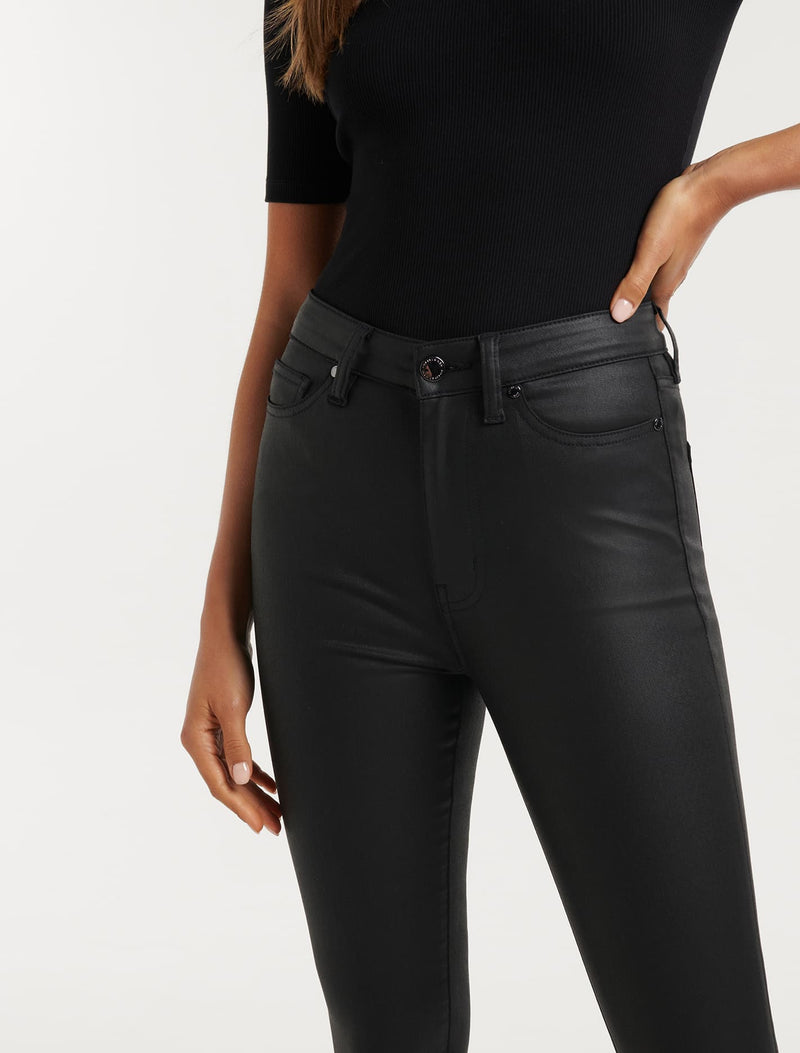 Bella Cropped High-Rise Sculpting Jeans Forever New