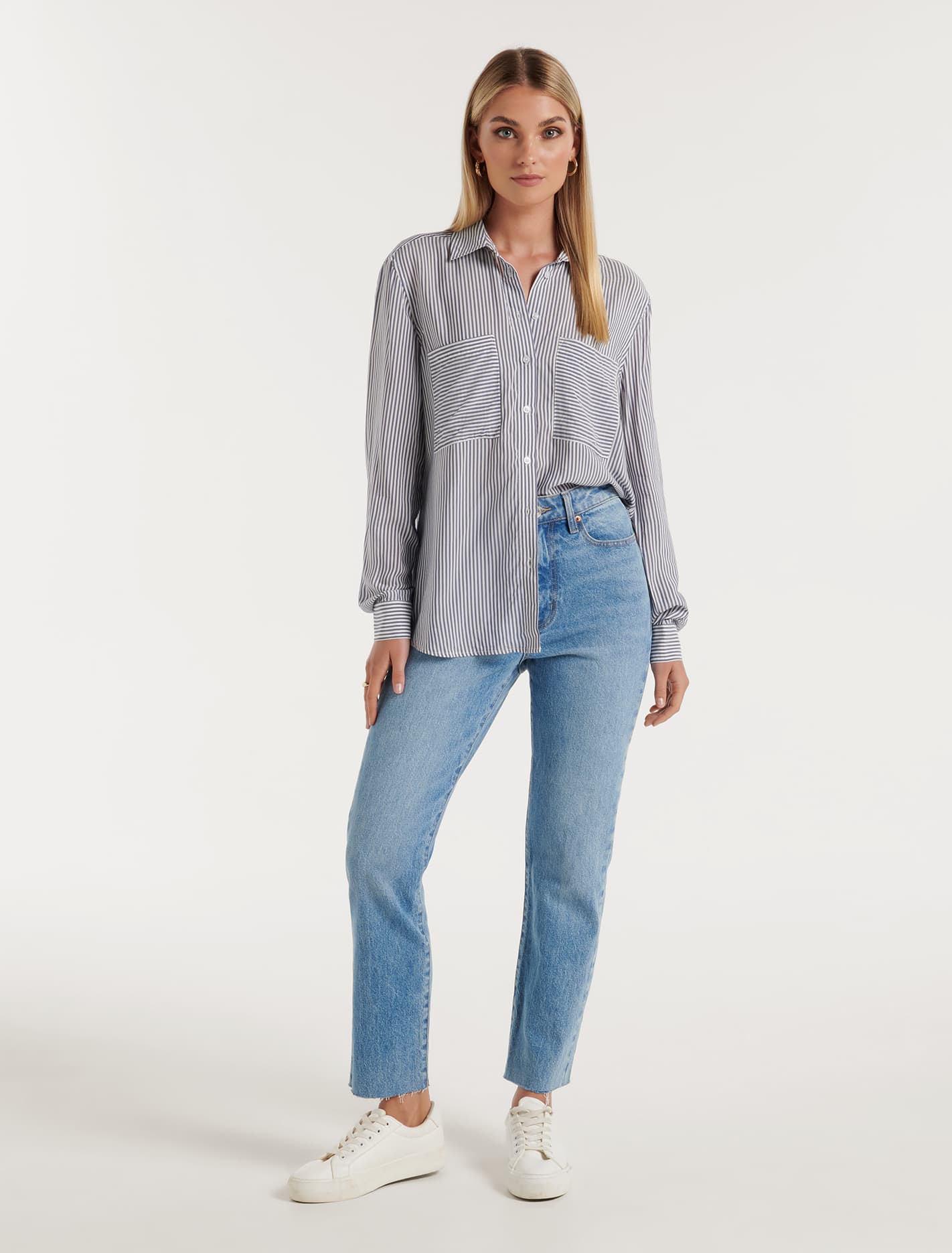 Adara Stripe Shirt Forever New