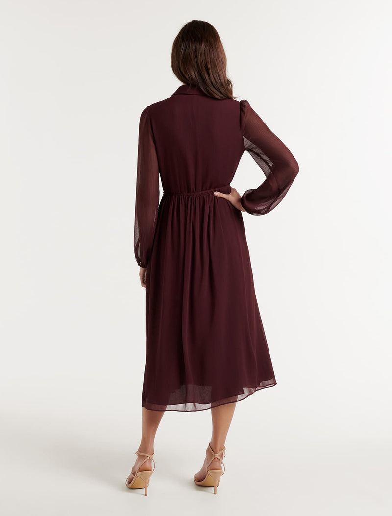 Logan Shirt Midi Dress Forever New