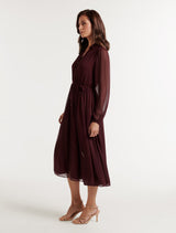 Logan Shirt Midi Dress Forever New
