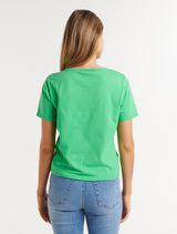 Tully Twist Front T-Shirt Forever New