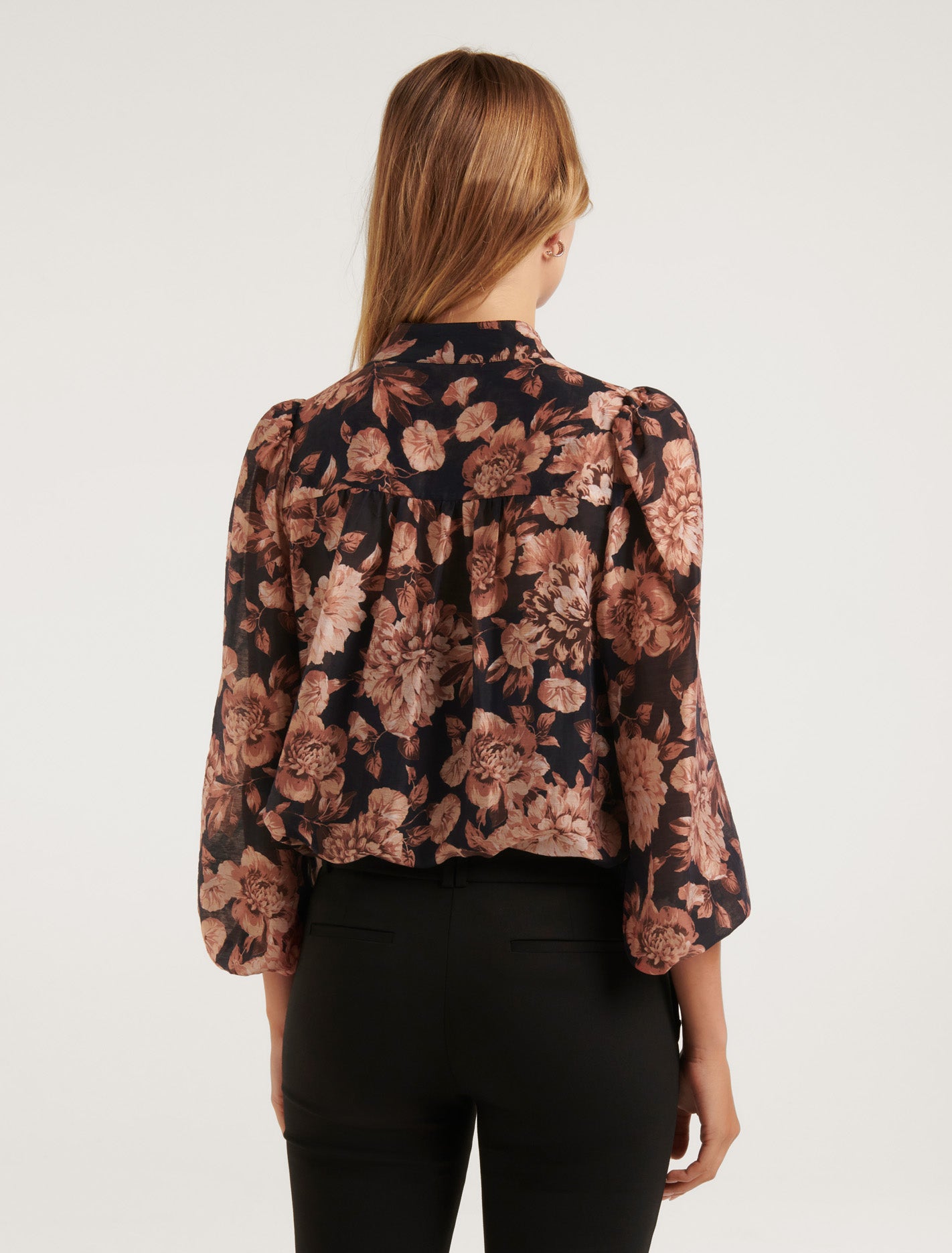 Amelia Printed Button Down Blouse Forever New
