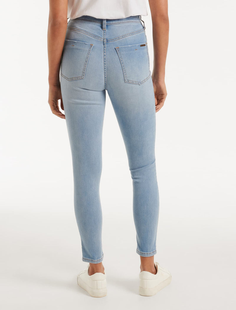 Nala Mid-Rise Skinny Crop Jeans Forever New