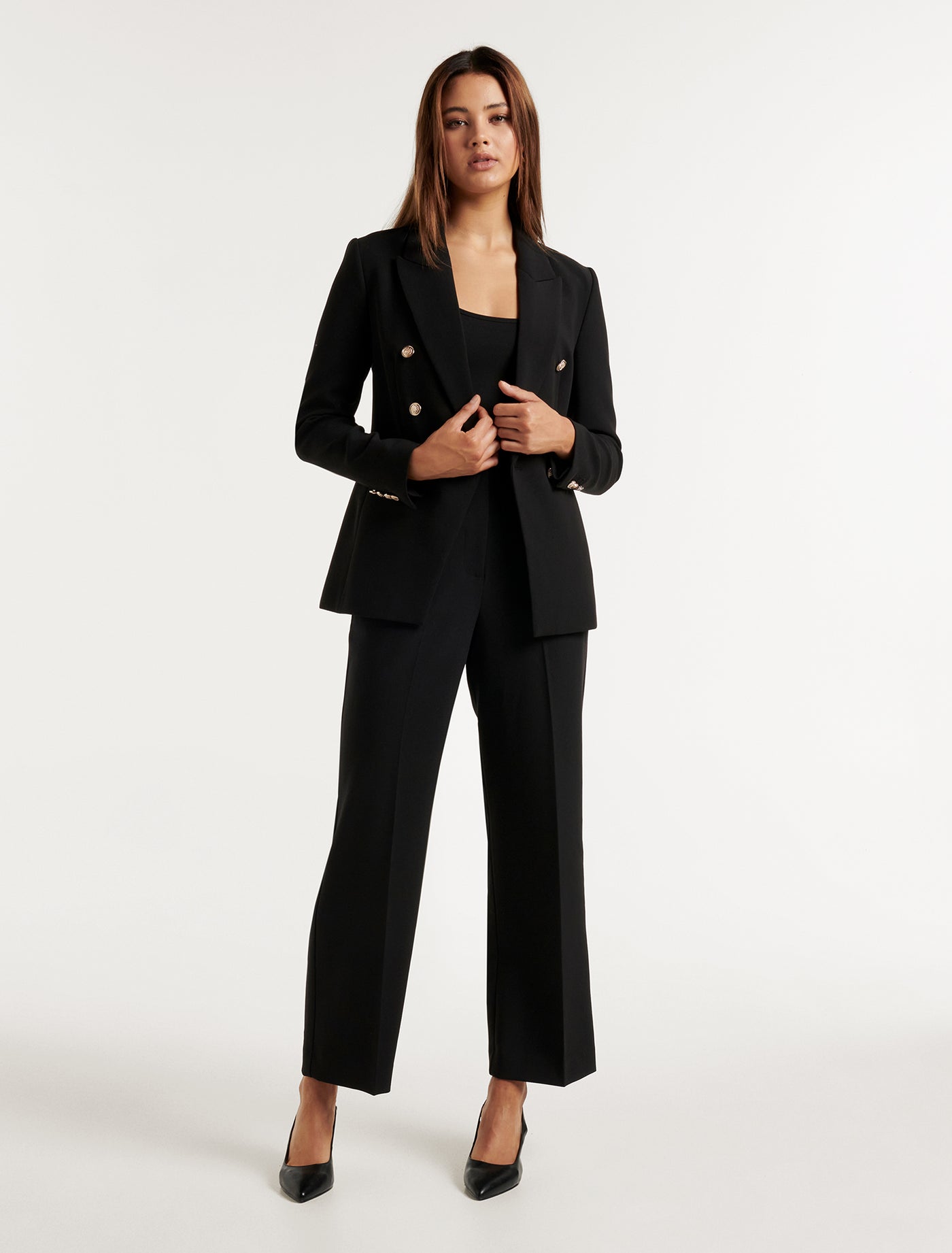 Forever new black blazer top
