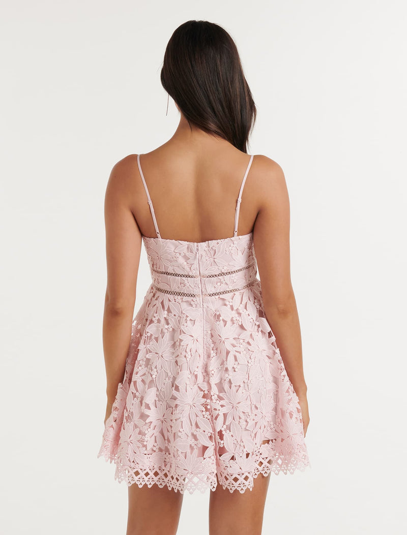 Martha Lace Prom Mini Dress Forever New
