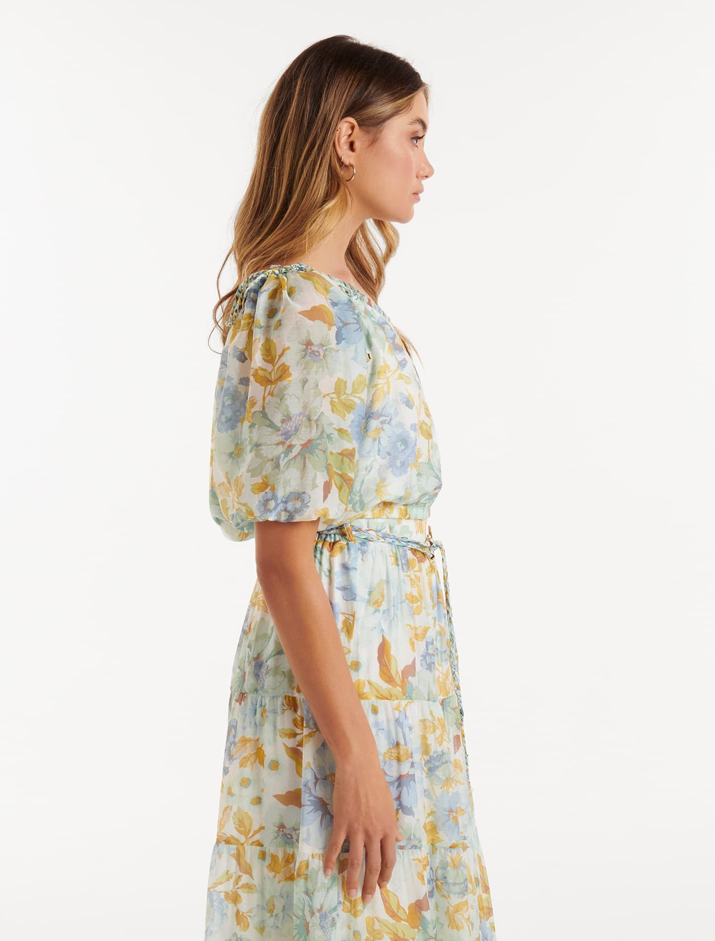 Tyra Printed Asymmetric One Shoulder Top Forever New