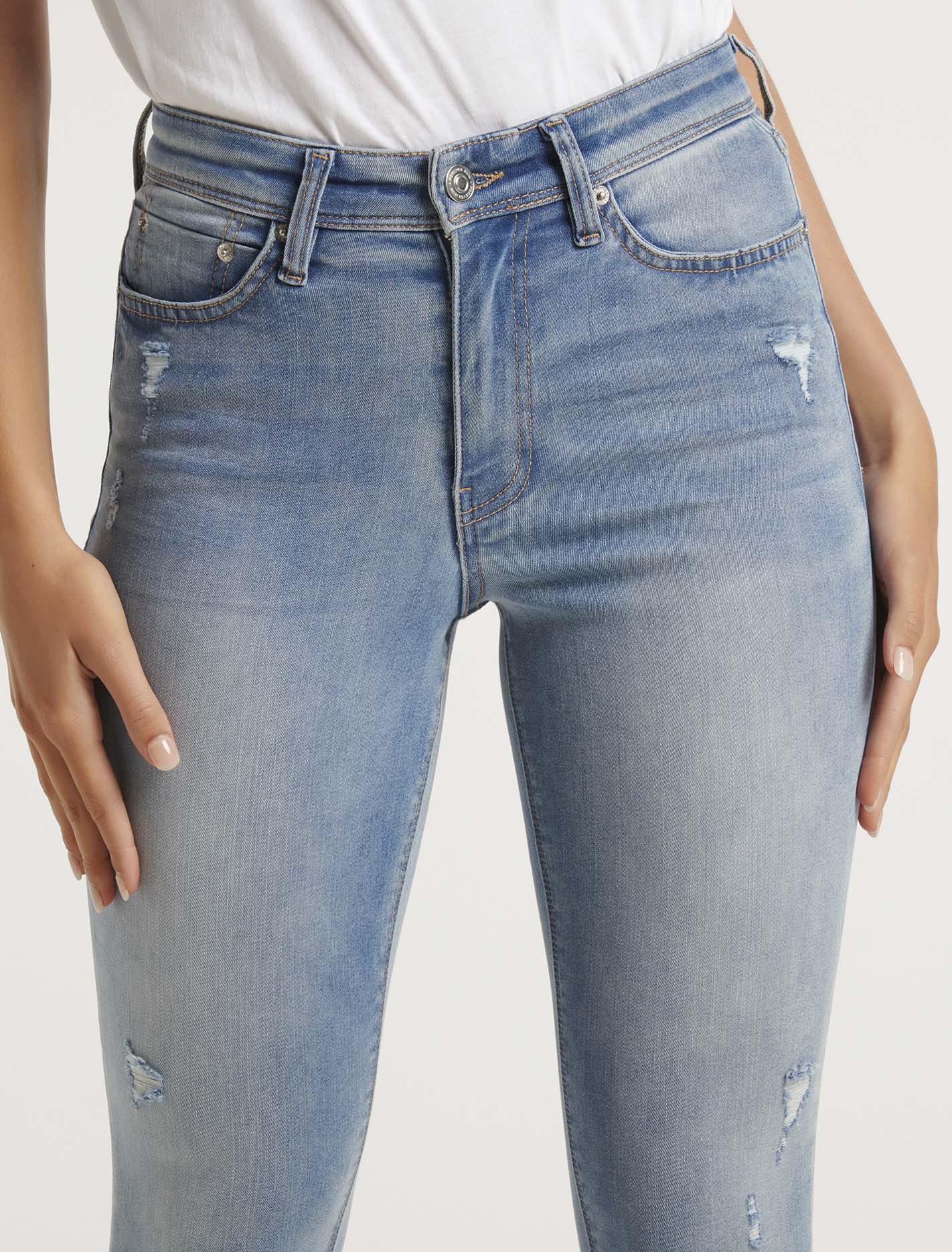Nala Mid-Rise Ankle Skinny Jeans Forever New