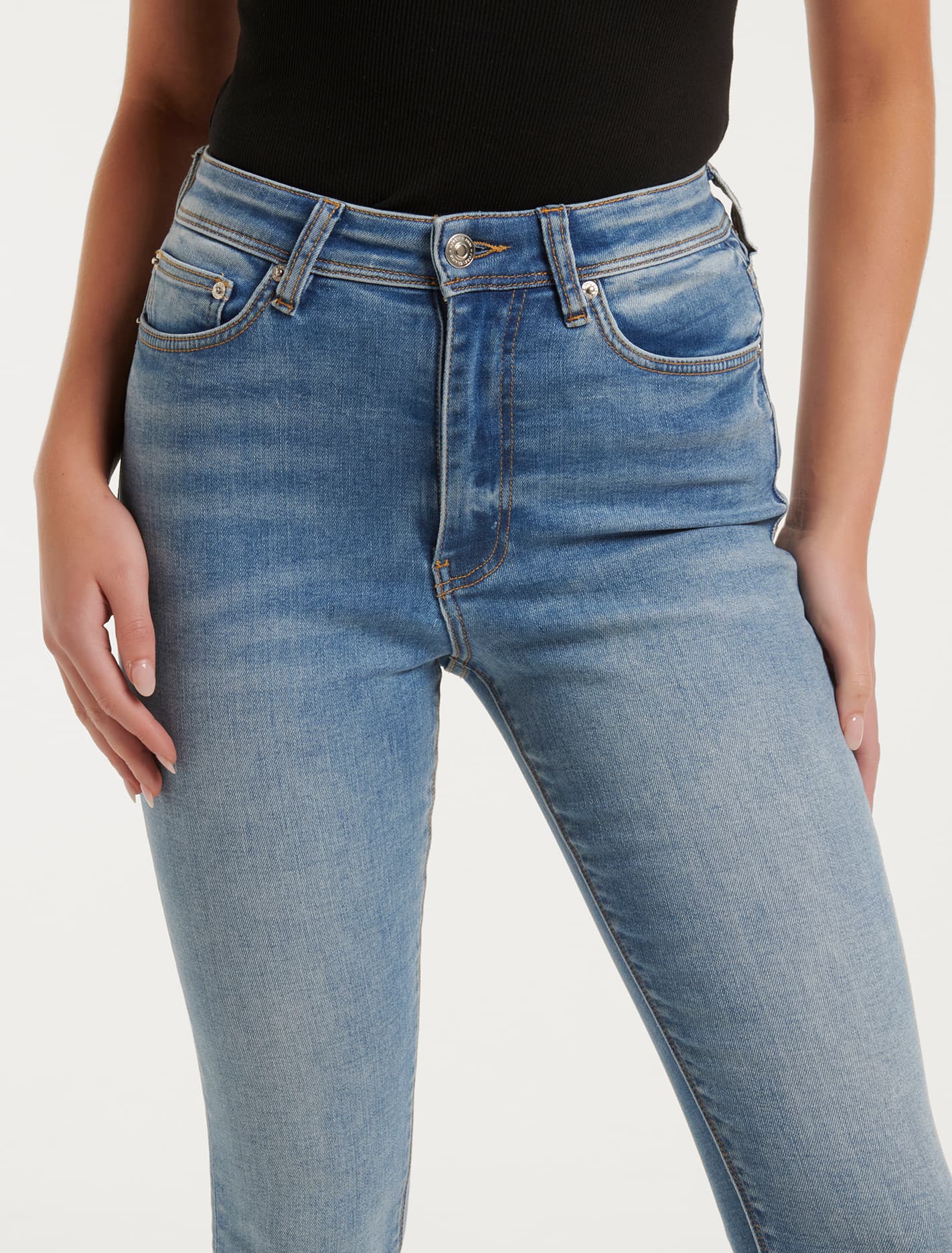 Ashley Mid-Rise Ankle Skinny Jeans Forever New